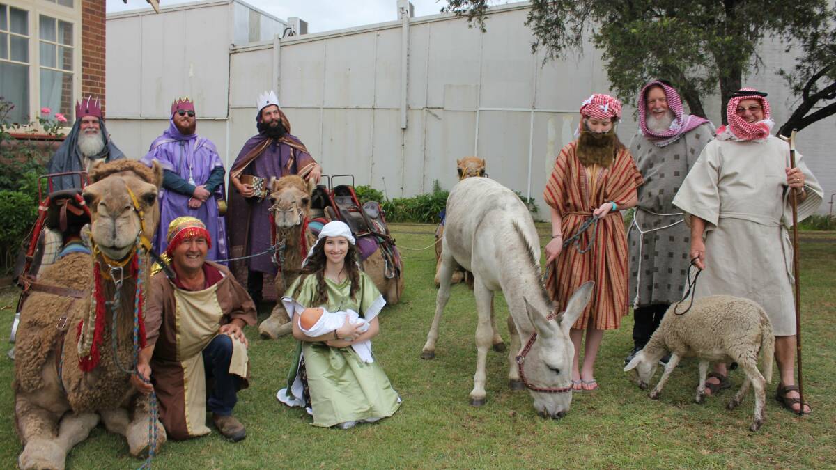 LIVE: The popular live nativity scene that was part of last year's Dowling Street Christmas Party is back for this year.