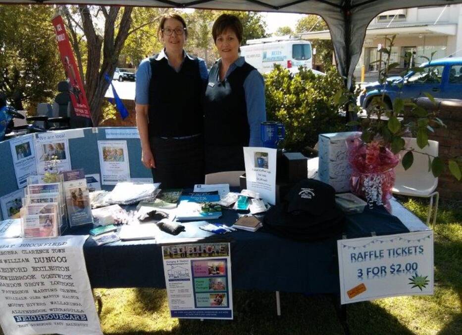 Debra Redman and Cherylin Brown were on hand to offer advice and information on various services available.