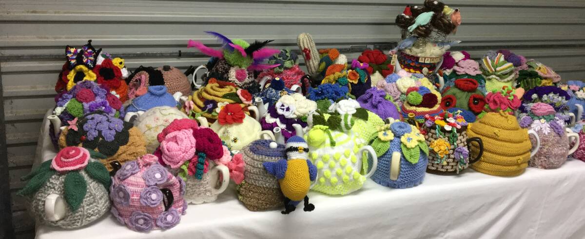 Colourful: Some of the crafty creations from the 2019 Dungog Tea Party.