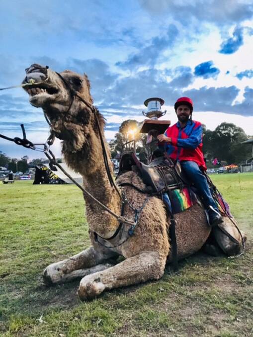 Last year's Camel Cup winner Matt Anderson captured perfectly on his ride by wife Taneal.