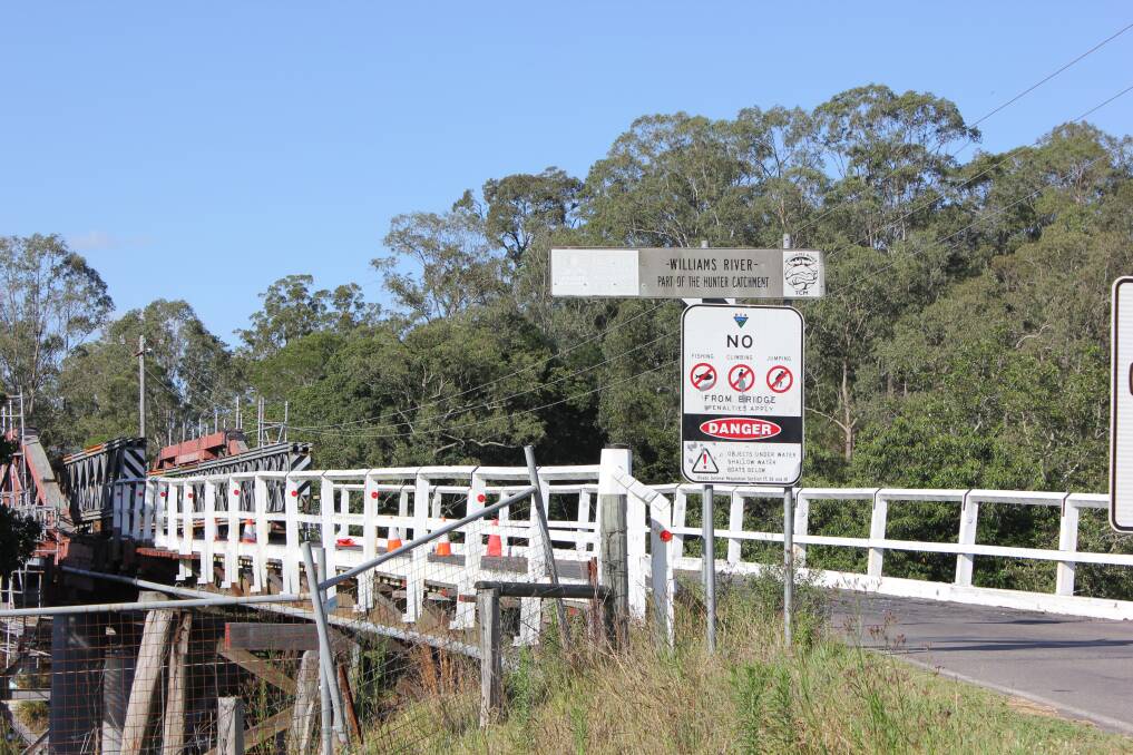 FUNDING ISSUE: Dungog Shire Council has a grant for $5.5million to replace the Brig O'Johnston Bridge across the Williams River at Clarence Town. An application for Federal funding to complete the project has been rejected.