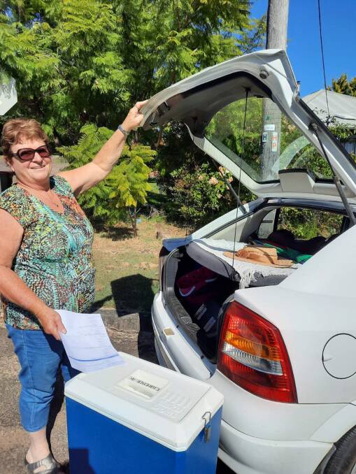 Volunteer: Cheryl Gorton has been delivering for Meals on Wheels in Dungog for 40 years.