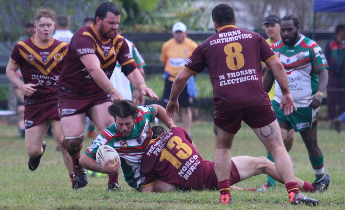 TOUGH IN TRENCHES: Dungog and Clarence Town resume their great rivalry on Saturday. Picture: Lauren Johnson