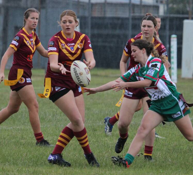 TAG: The Ladies League Tag has added a new dimension to the local derby. Picture: Lauren Johnson