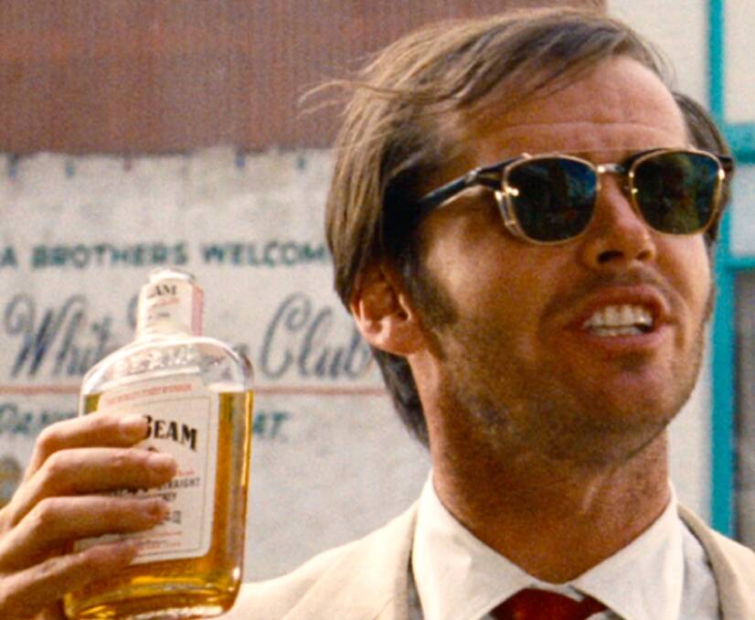 Good Spirits: Jack Nicholson drinking bourbon in Easy Rider.  