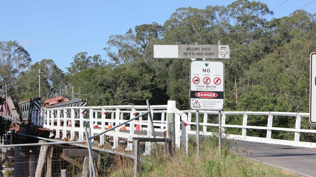 NEW ONE ON THE WAY: The historic Brig O'Johnston Bridge on Limeburners Creek Road at Clarence Town will soon have a new bridge alongside it. 