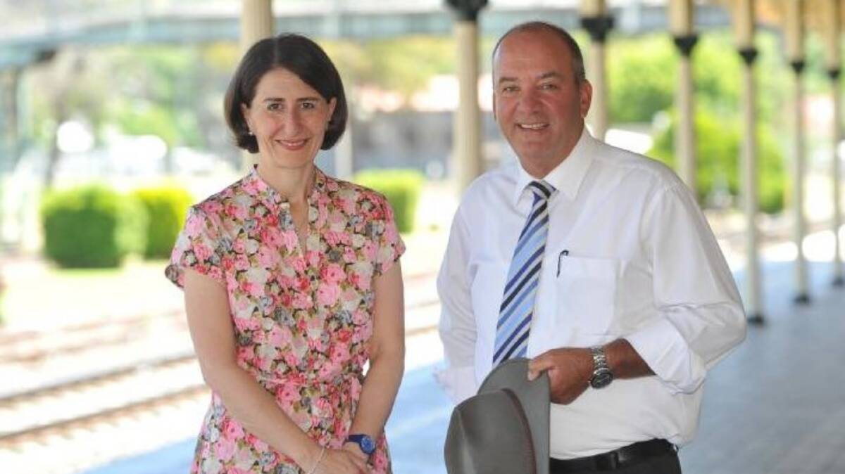 Gladys Berejiklian with former Wagga MP Daryl Maguire.