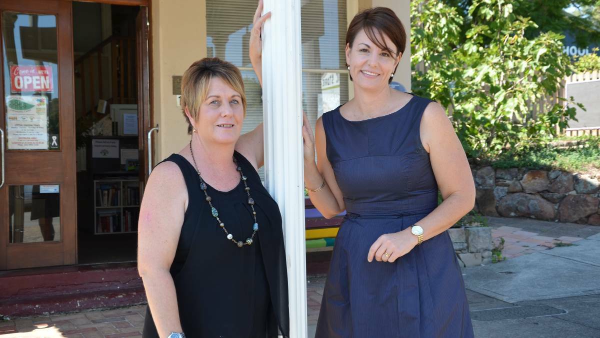 Project Bounce Forward case manager Charmaine Dickson and Dungog Shire Community Centre manager Sarah U’Brien