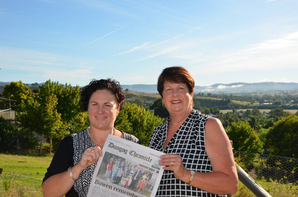 CHANGES: Dungog Chronicle’s advertising consultant Bernadette Gallagher and senior journalist Janelle O’Neill