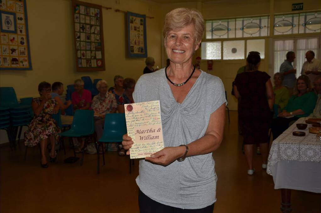 NEW BOOK: Hilldale author Jane Schofield launching her new book Martha and William in Dungog on Thursday. William spent seven years writing to Martha after he moved to Australia from England.