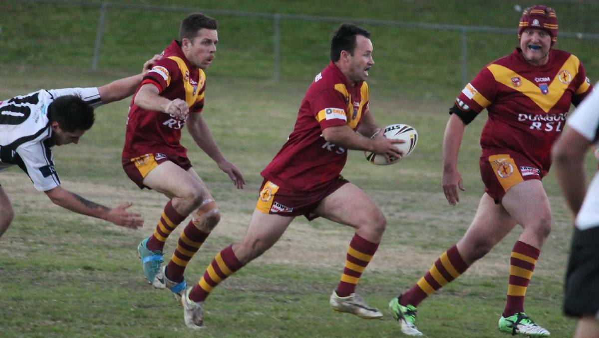 Tough: A courageous team effort on Saturday saw Dungong claim a tough win over Dudley. Picture: Jeanie Briggs. 