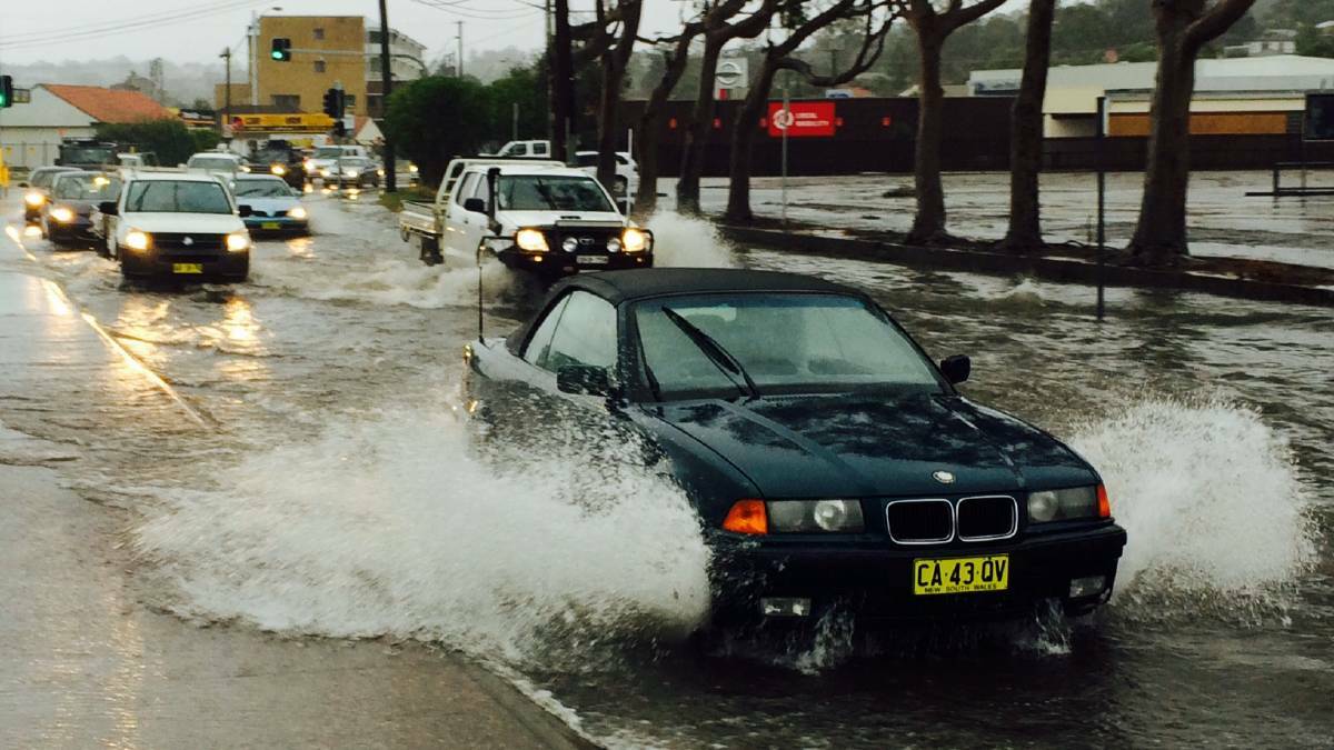 Heavy rains and strong winds flooded the region during the April 2015 superstorm. Picture: supplied