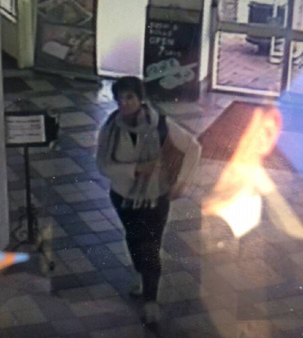 Kathleen was captured on CCTV while at Mittagong Shopping Village on June 13, but has not been seen since. Photo: NSW Police