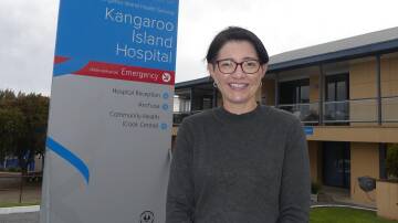 Kangaroo Island Health Service, Director of Nursing and Midwifery, Katrina Seng at the KI Hospital shortly after taking the position. File photo 