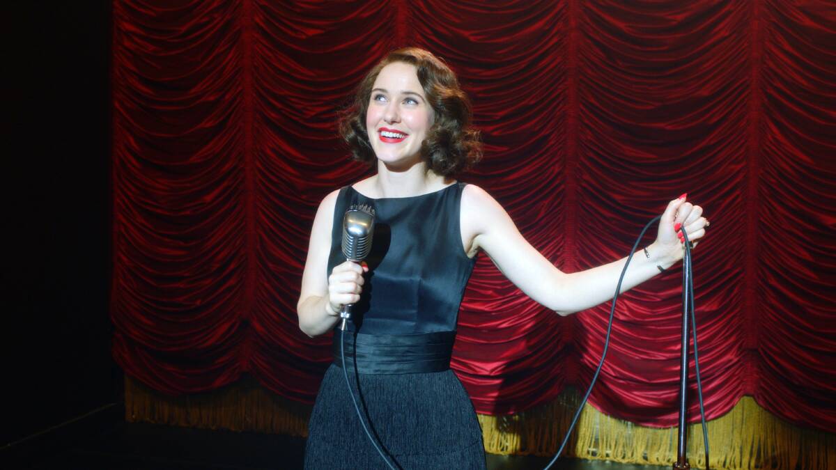 Rachel Brosnahan in The Marvelous Mrs Maisel. Picture: Amazon Prime