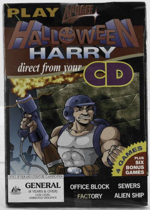 The 1993 game Halloween Harry. Picture: Supplied