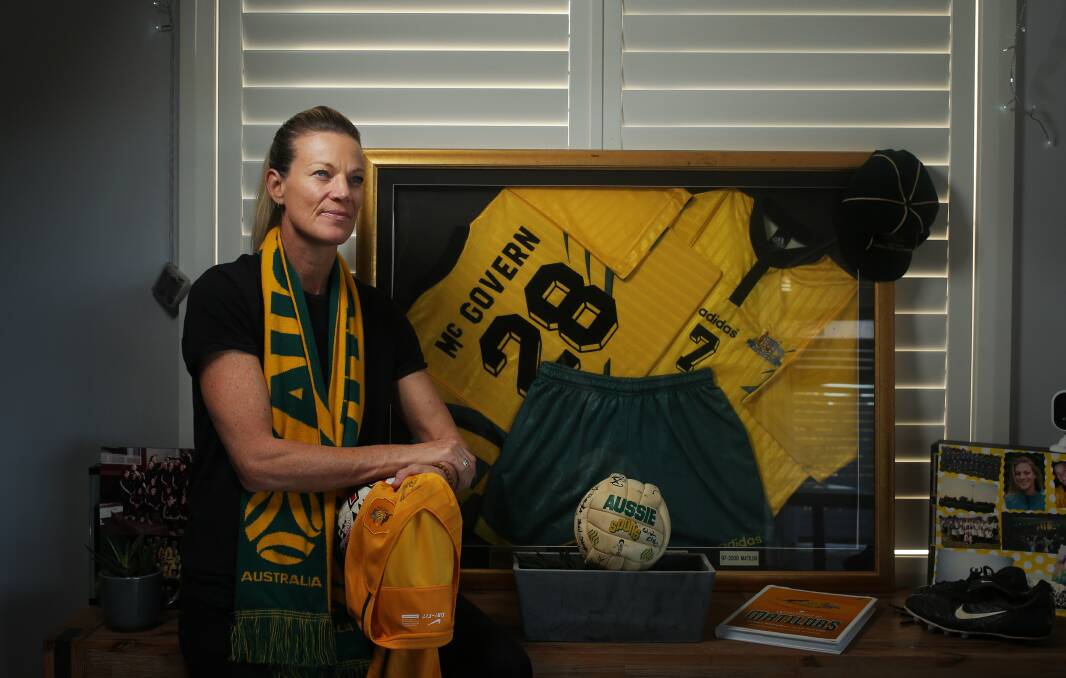 Tracie McGovern - Matildas cap 102 - says co-hosting the FIFA Women's World Cup means "everything" to past players. Picture by Simone De Peak