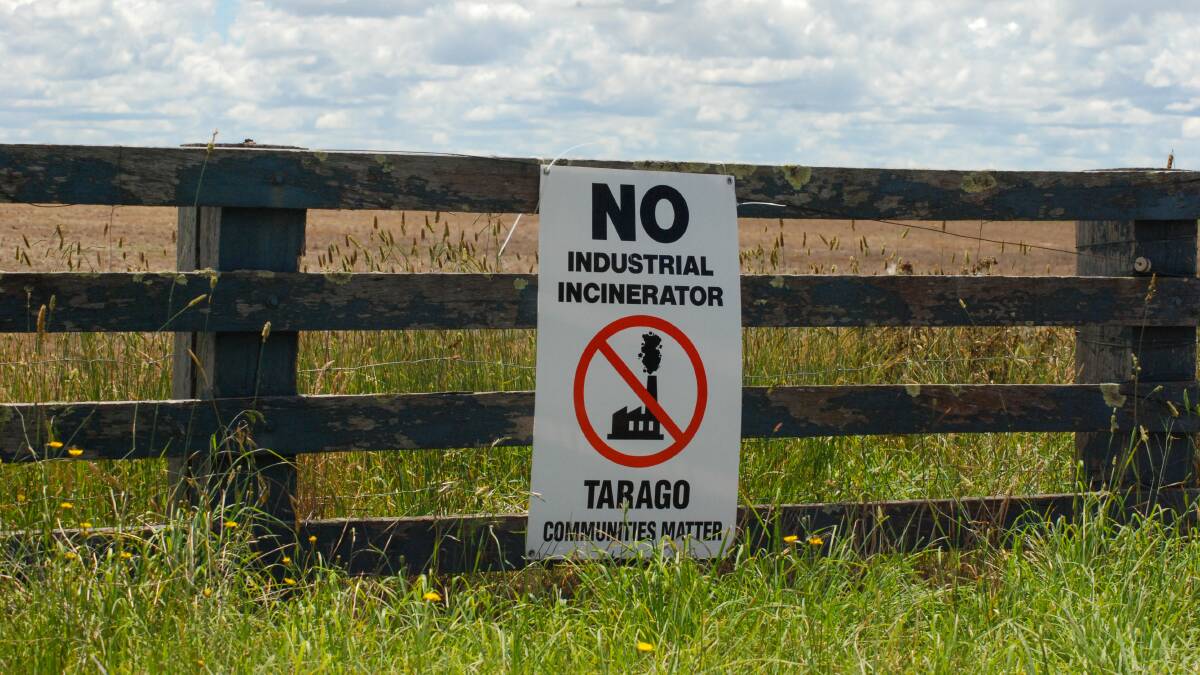 Tarago locals say if the incinerator isn't good enough for Sydney it's not good enough for their town. Photo: John Hanscombe