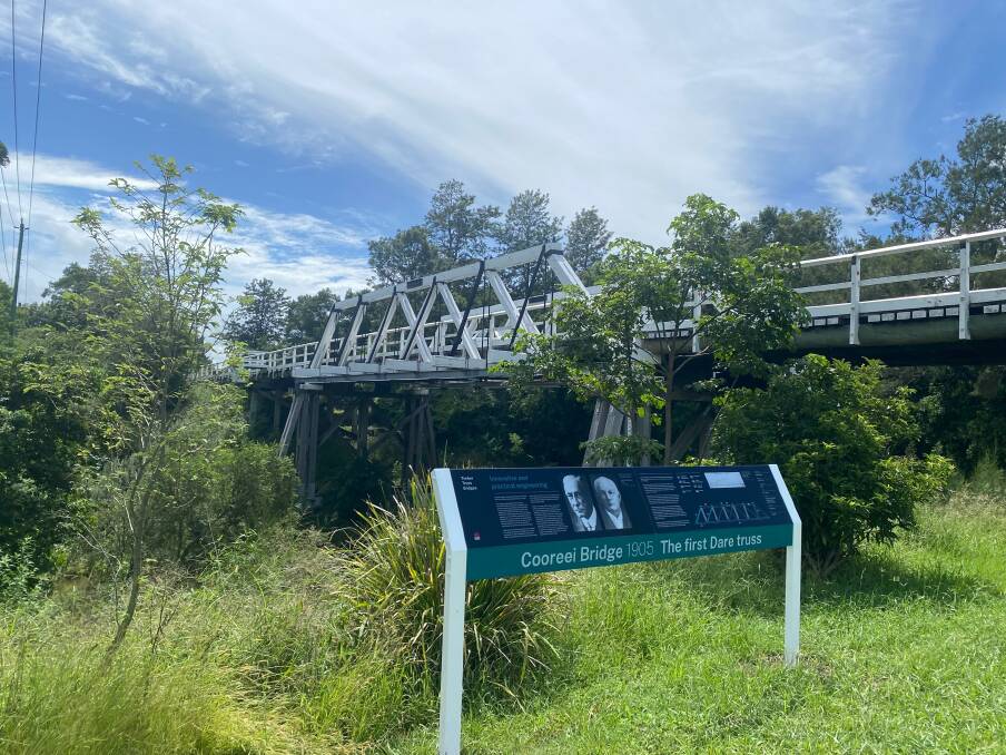 New signage has been installed at the Cooreei Bridge.