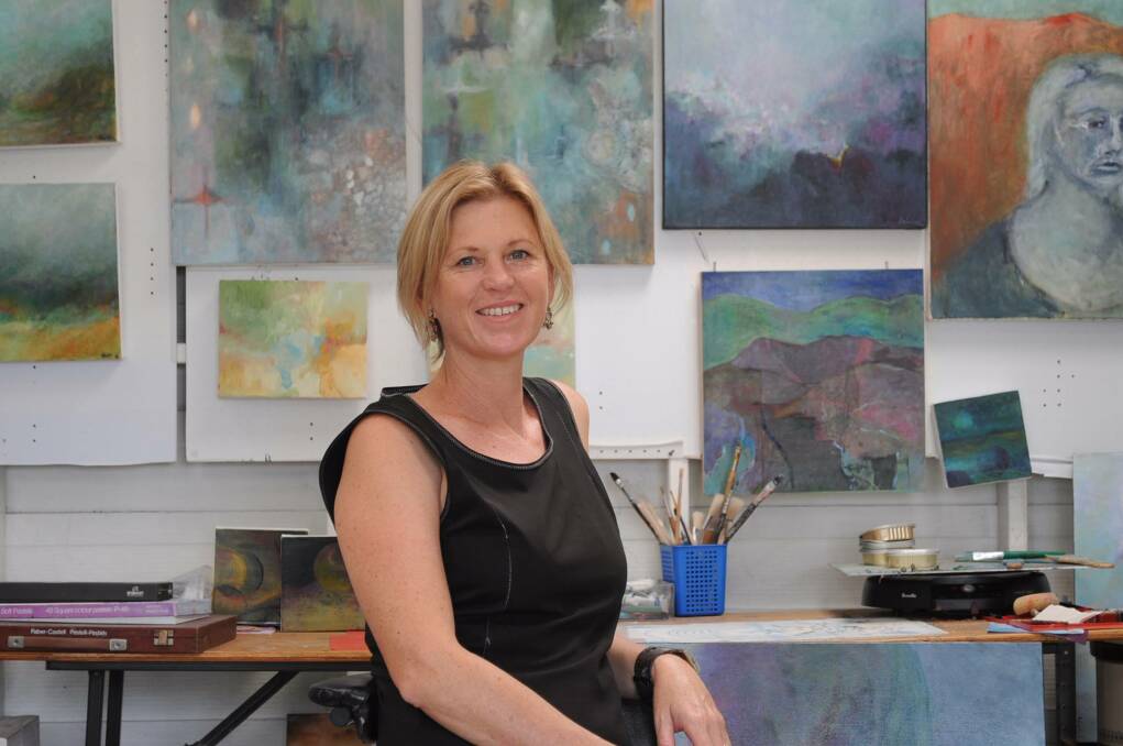 Gallery on Dowling owner and artist Helene Leane. Picture: Facebook/Helene Leane Visual Art