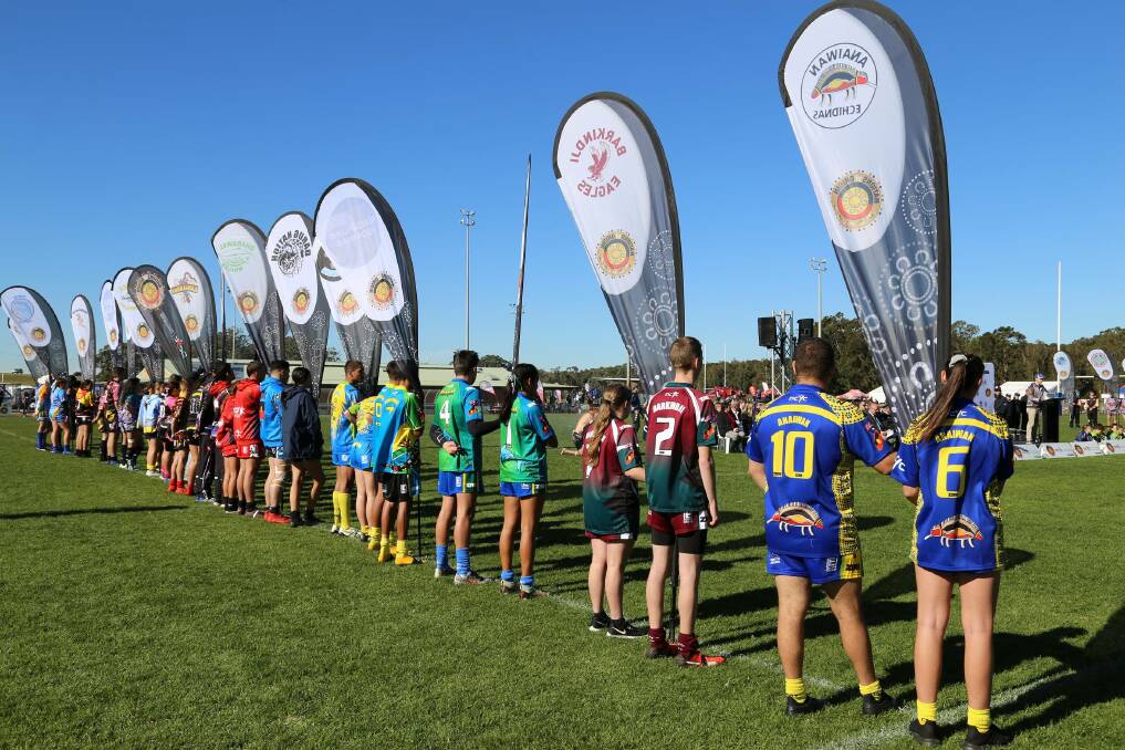 Photo from the opening of the 2019 Nations of Origin tournament in Raymond Terrace. Due to the significant rain and flooding in Sydney and the Hunter, the 2022 tournament has been postponed. 