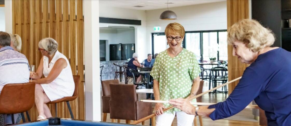 Fun and friendship are at the heart of the lifestyle at Tallowood Medowie.