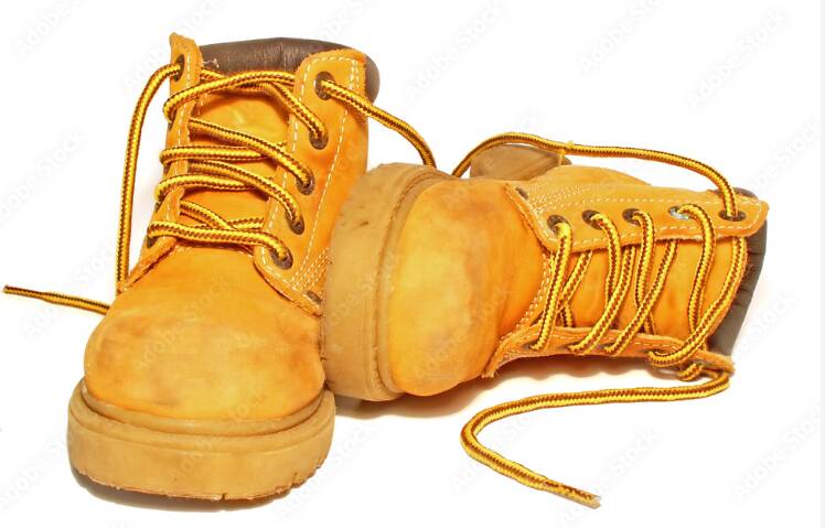 Good quality steel capped workboots keep tradies safe and comfortable. Picture Shutterstock