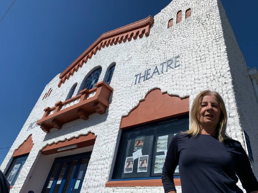 INSPIRED: Dungog Arts Foundation's Janne Ryan outside the James Theatre. Picture: Sarah Crawford