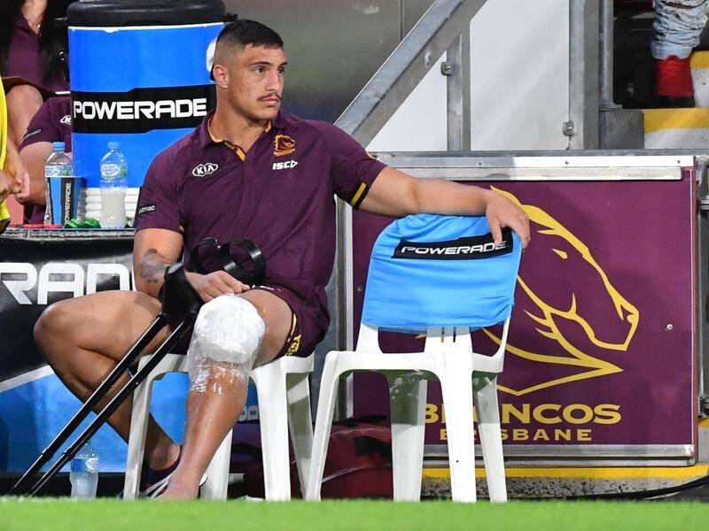 Brisbane say they want to re-sign sidelined star Kotoni Staggs despite an NRL investigation.