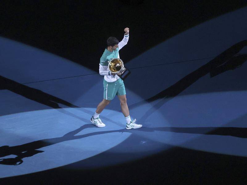 The COVID-19 vaccination status of Australian Open champion Novak Djokovic remains unknown.