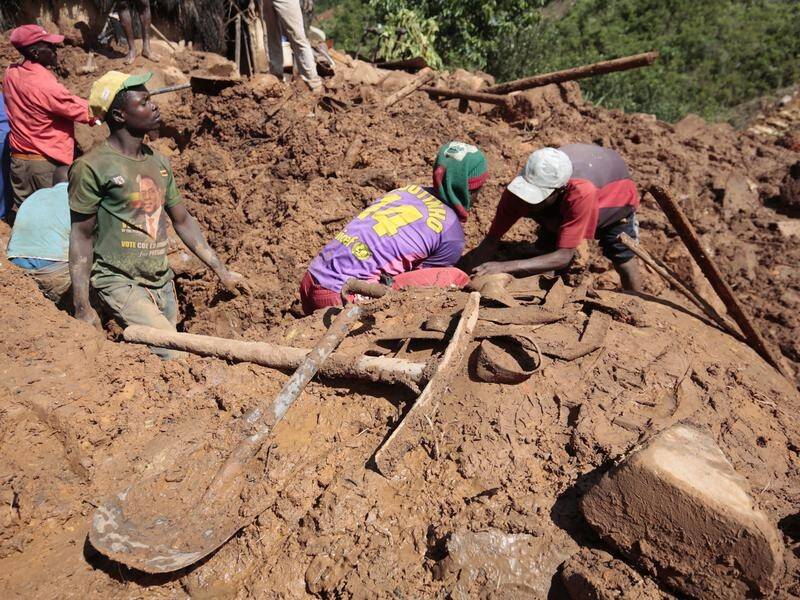Rescuers have continued to search for survivors near Chimanimani, Zimbabwe, following Cyclone Idai.