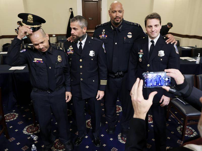 Police officers have testified before a committee to probe the January 6 attack on the US Capitol.