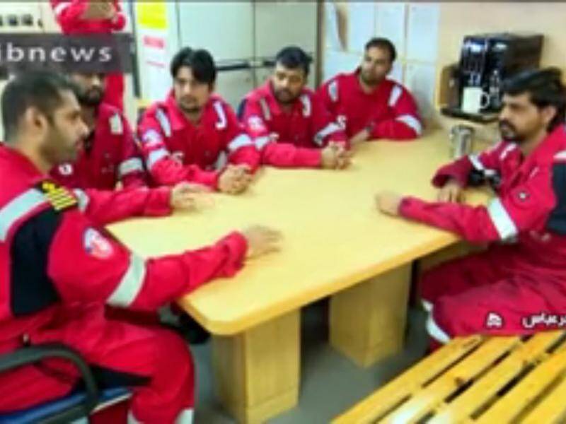 A video released by Iran shows the crew of the seized tanker Stena Impero to be 'safe and well'.