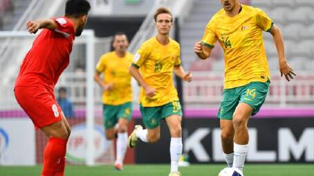 The Olyroos have kicked off their U23 Asian Cup campaign in Doha with a 0-0 draw against Jordan. (HANDOUT/AFC Media)