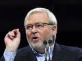 Former Australian PM Kevin Rudd is working to prevent future Russia-Ukraine style aggression.