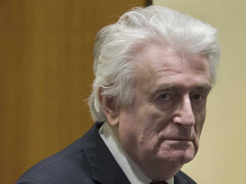 Radovan Karadzic was convicted over the 1995 massacre of more than 8000 Muslim men and boys.