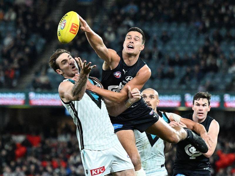 Jack Silvagni can play a key role with Carlton next year, his captain Patrick Cripps says. (James Ross/AAP PHOTOS)