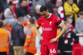 Liverpool's Trent Alexander-Arnold sums up their disappointment after defeat to Crystal Palace. (AP PHOTO)