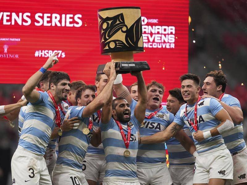 Argentina have won the Vancouver Sevens with Australia taking the bronze medal after beating Samoa.