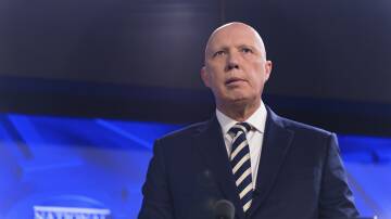 Defence Minister Peter Dutton described a Chinese warship's sailing off the coast of Western Australia as "an aggressive act". Picture: Keegan Carroll