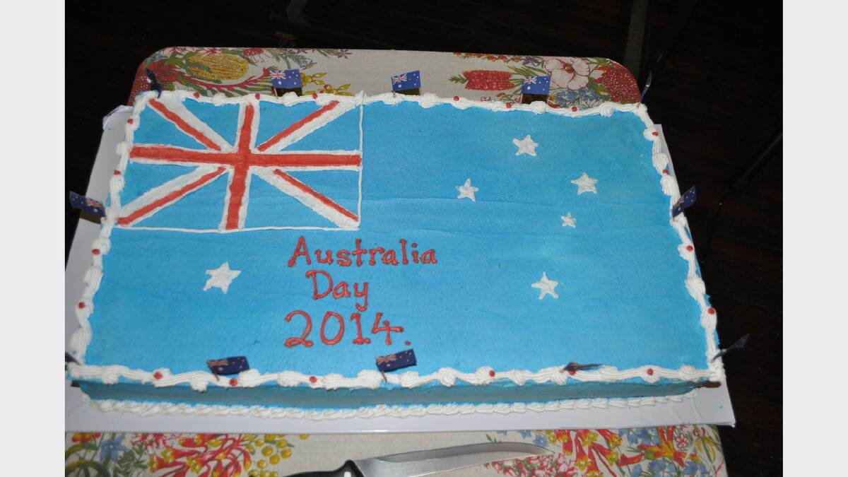 The Australia Day cake