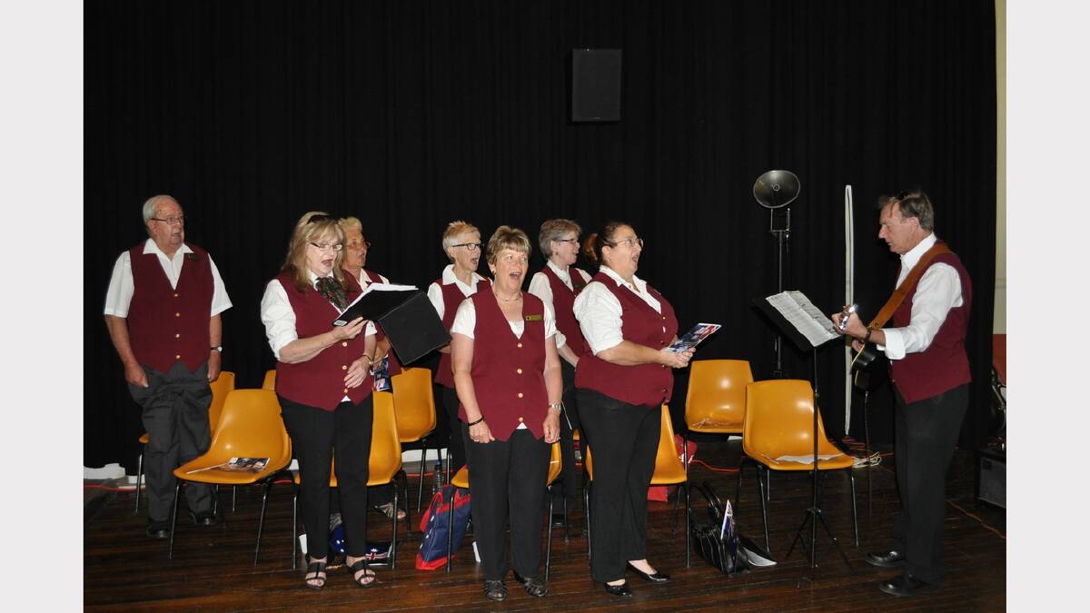 The Clarence Town singers